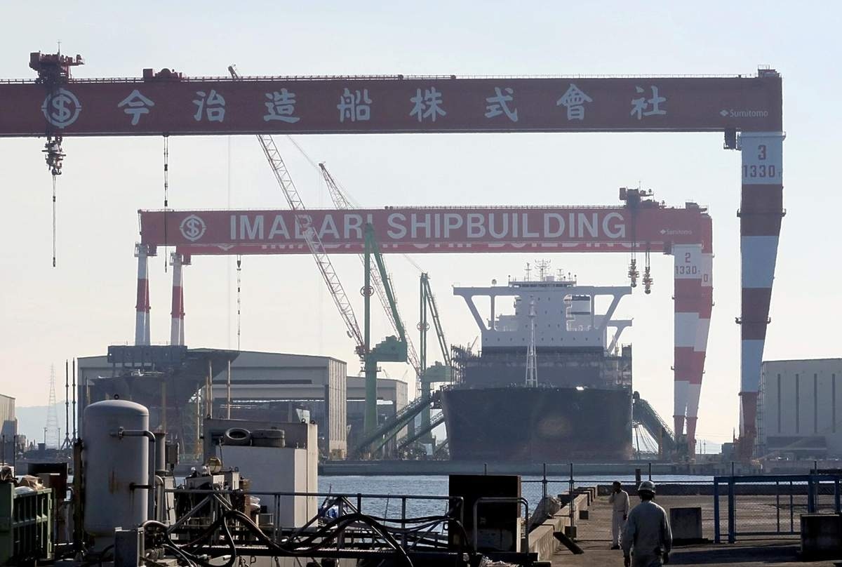 Japan's Largest Shipbuilders to Come Together as Parent, Subsidiary Amid Tariff Talks