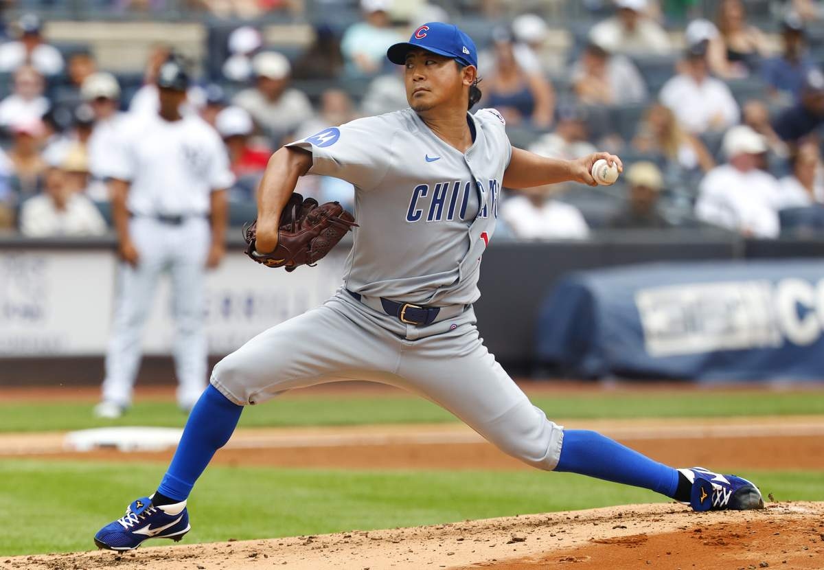 Imanaga Strikes out Aaron Judge Twice, Pitches 7 Innings as Cubs Beat Yankees 4-1