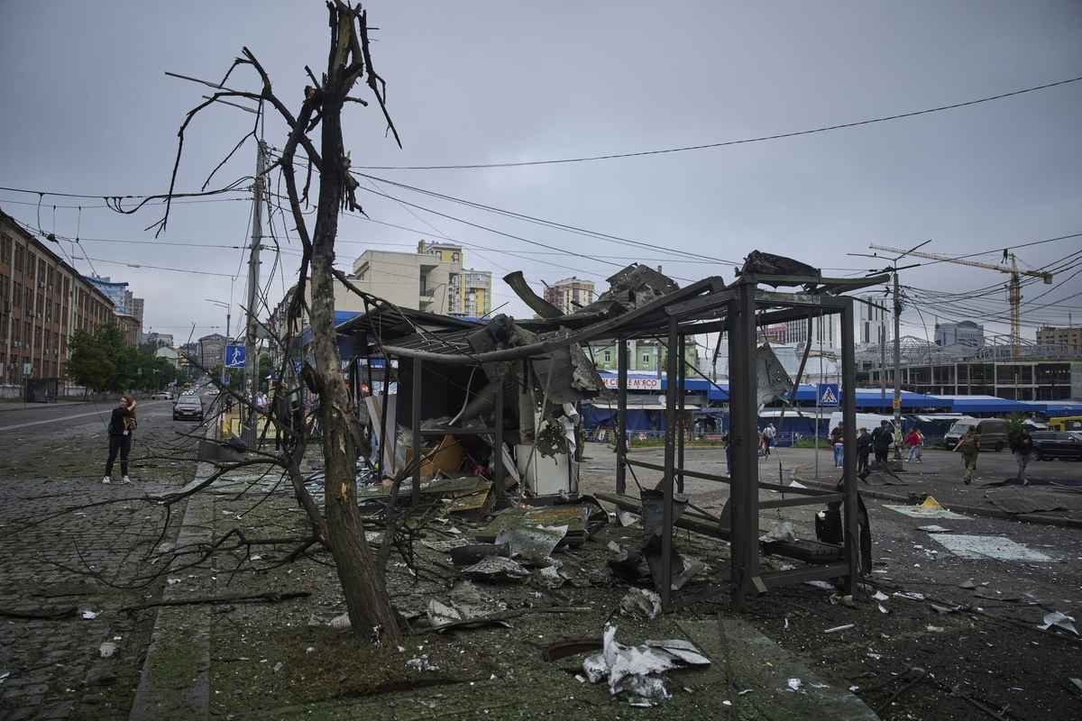 Russia Launches a Major Aerial Attack on Kyiv Hours before High-Level Talks on Support for Ukraine