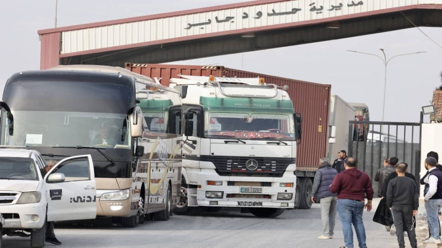 31.4 ألف شاحنة صادرات وطنية دخلت سوريا