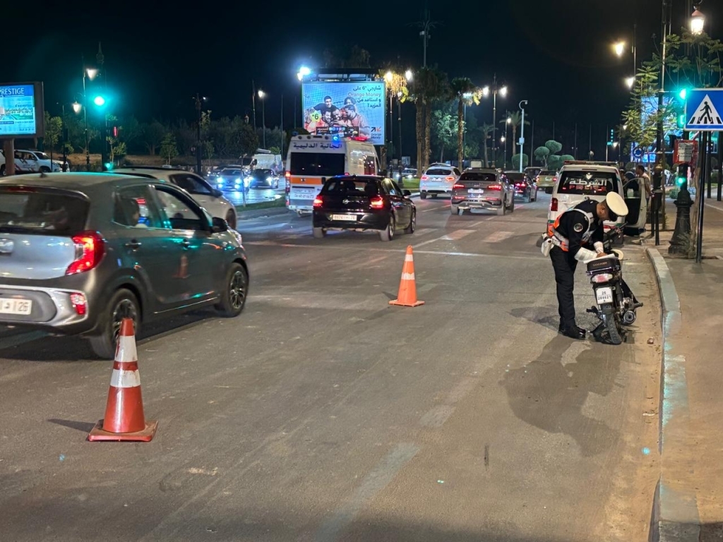 السياقة الاستعراضية تقود لحجز دراجات واعتقال مبحوث عنهما وطنيا بمراكش