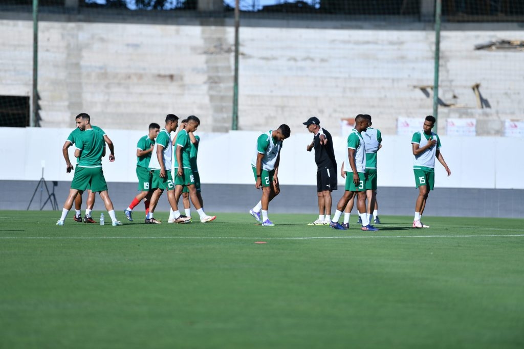 المنتخب المغربي يخوض حصة تدريبية استعدادا لنهائيات 'الشان'