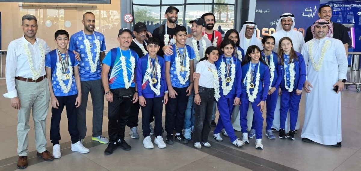 Triumphant return of gymnastics team from West Asia