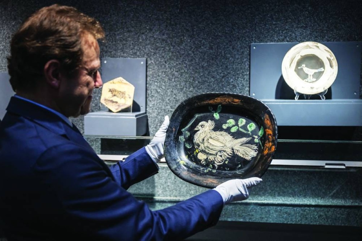 Picasso on a plate: Unseen ceramics up for auction