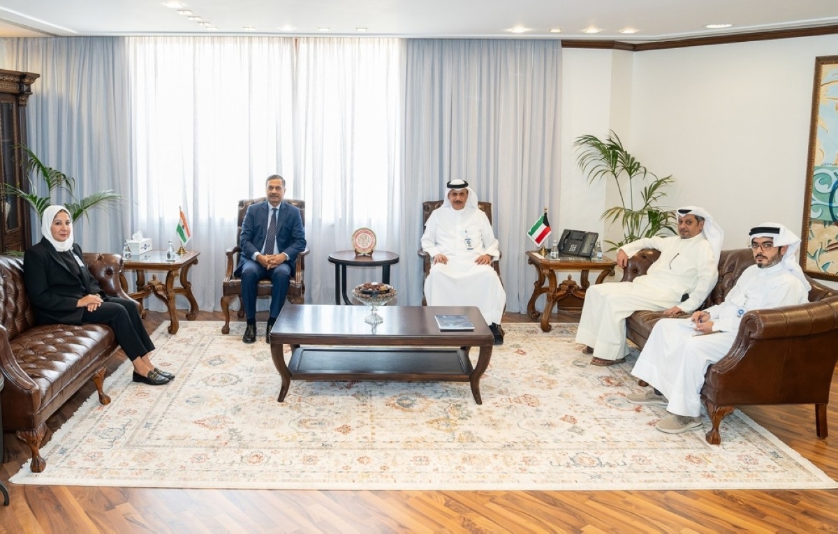 KUNA chief and Indian envoy discuss boosting media cooperation