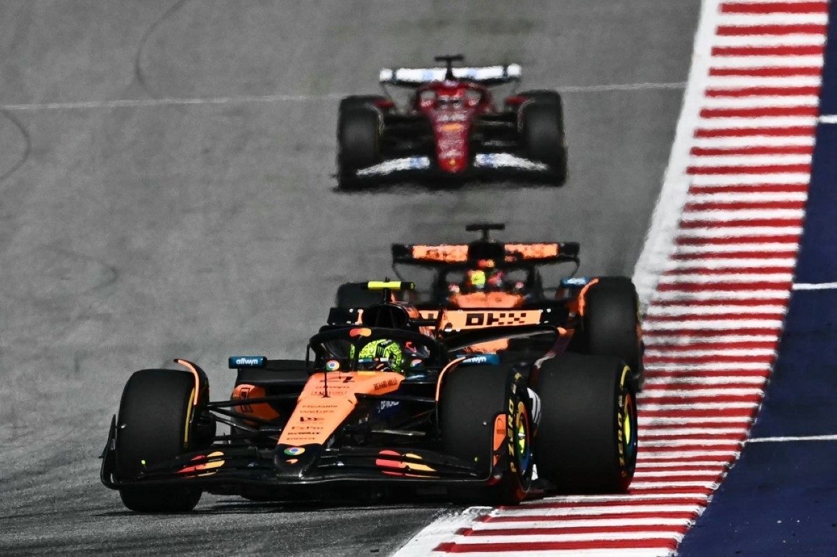 Norris races past Piastri to win McLaren-dominated Austrian GP