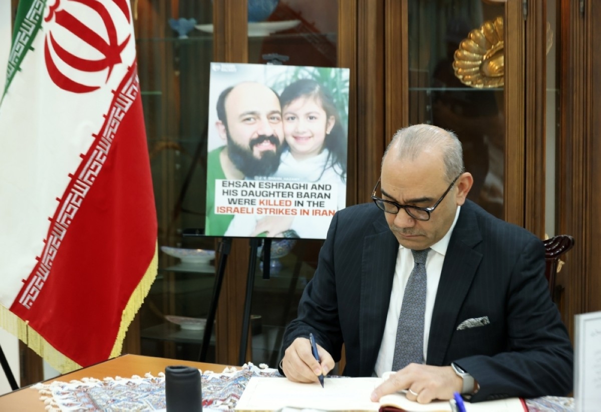 Iran Embassy opens condolence book to honor victims of Zionist aggression