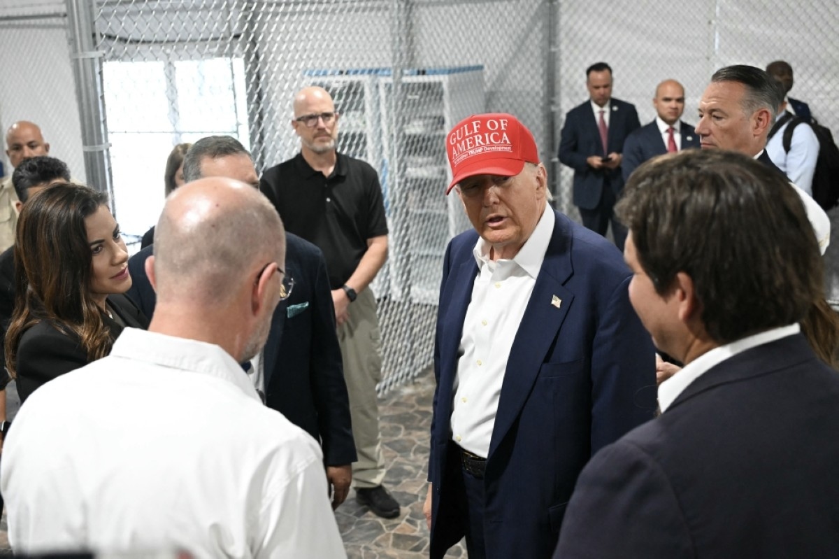 Trump tours ‘Alligator Alcatraz' as he pushes for more deportations