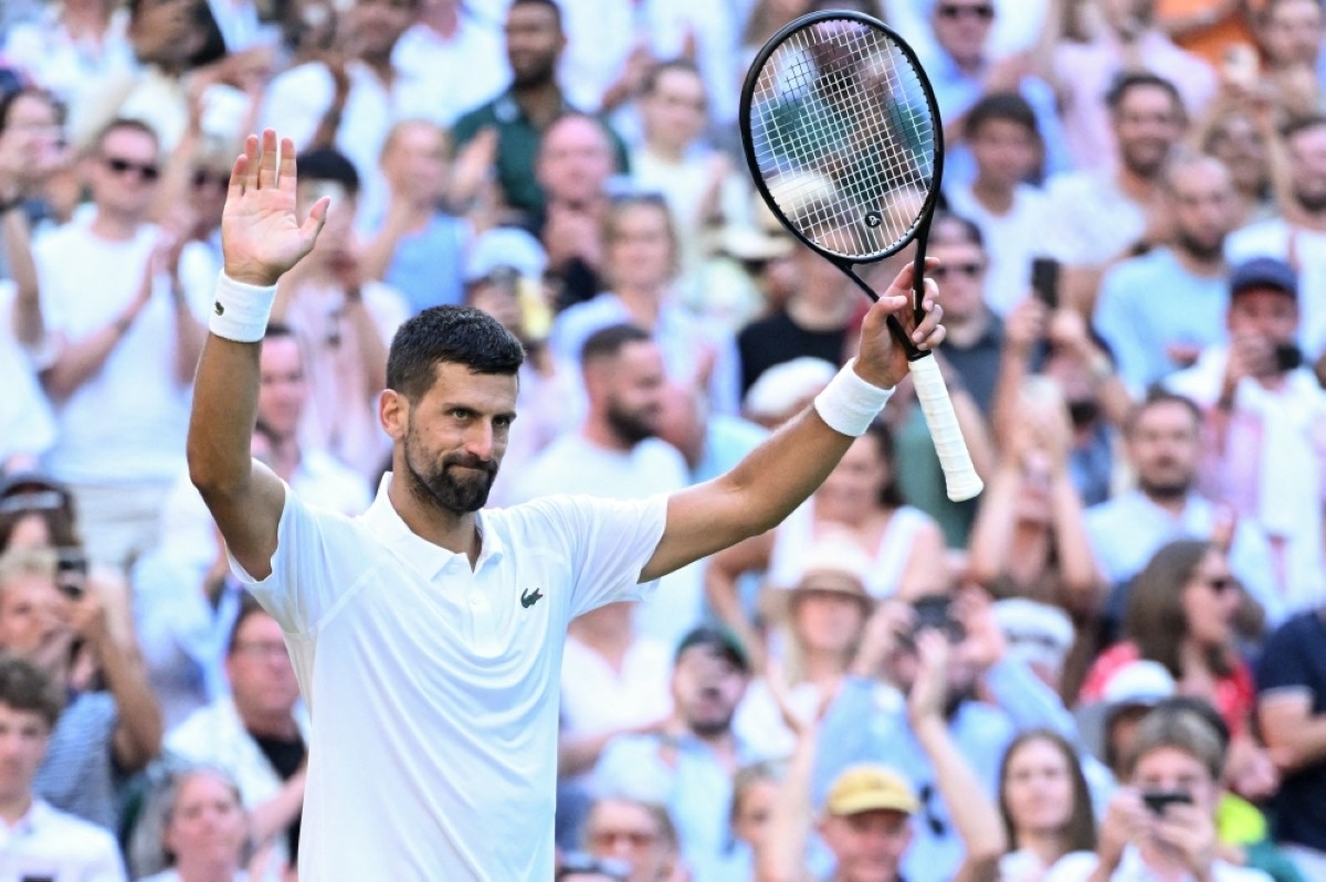 Novak Djokovic downs Cobolli, reaches 14th Wimbledon semi-final