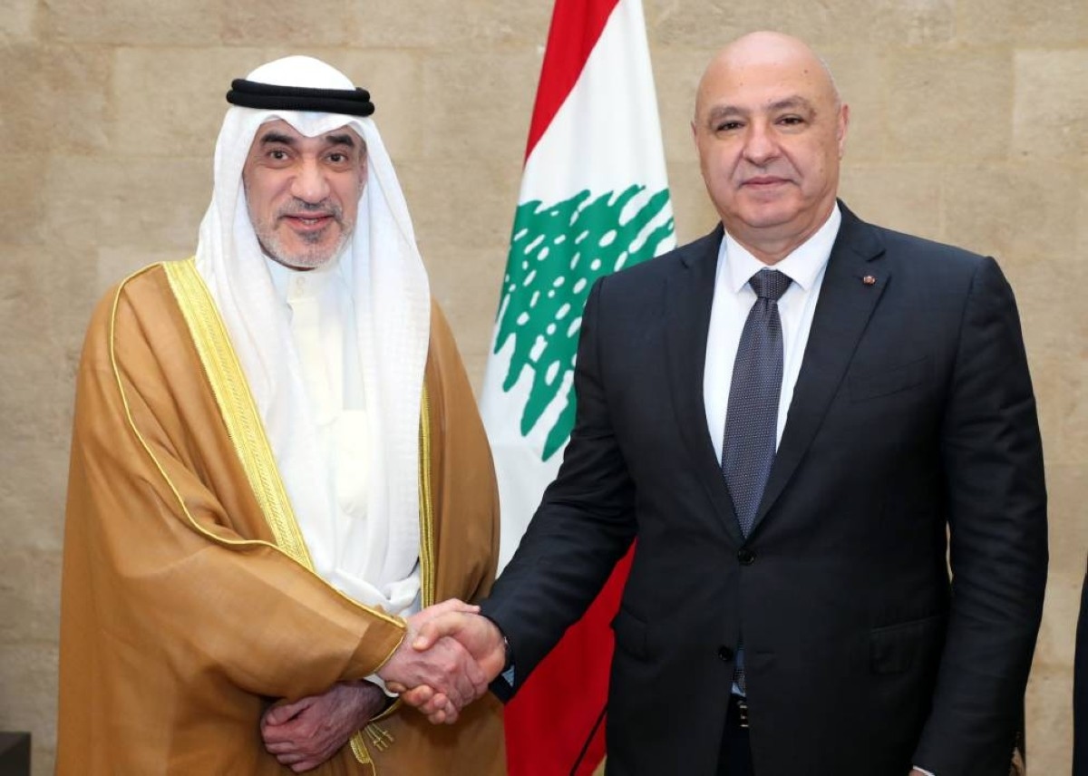 Deputy Prime Minister reaffirms Kuwait's support for Lebanon in meeting with President Aoun