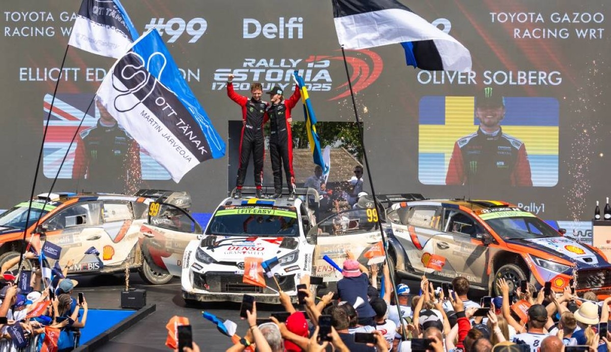 Solberg secures first WRC win in Estonia
