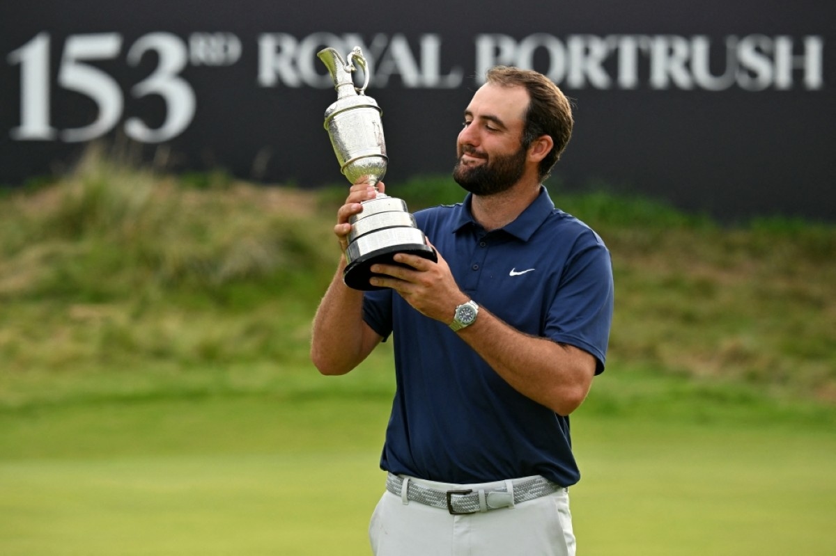 US golfer Scheffler cruises to fourth major title at British Open