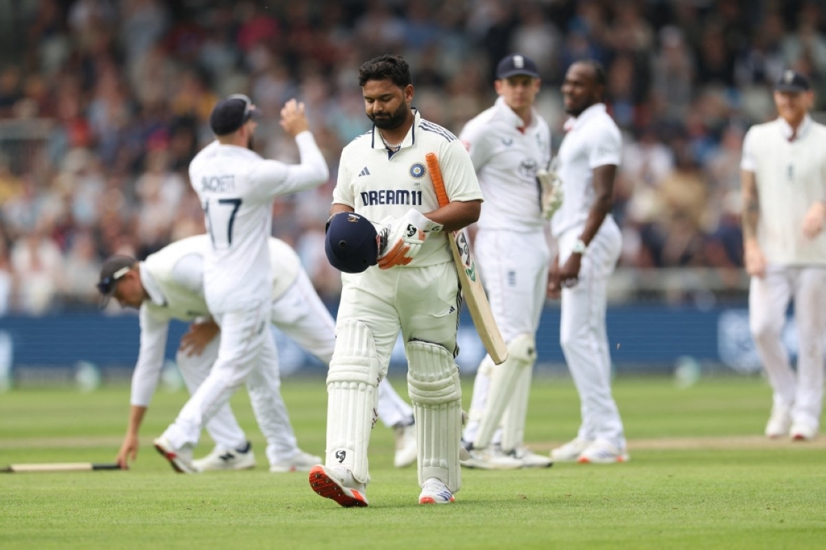 Pant hits battling fifty as England captain Stokes strikes
