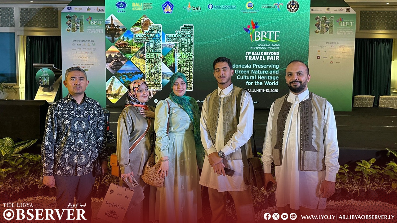 Three Libyan travel agents participate in the Bali & Beyond Travel Fair in Indonesia