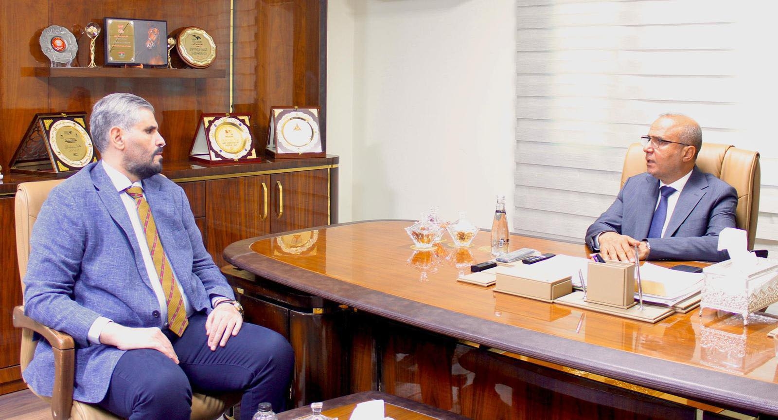 Al-Lafi meets envoy to Egypt and Arab League