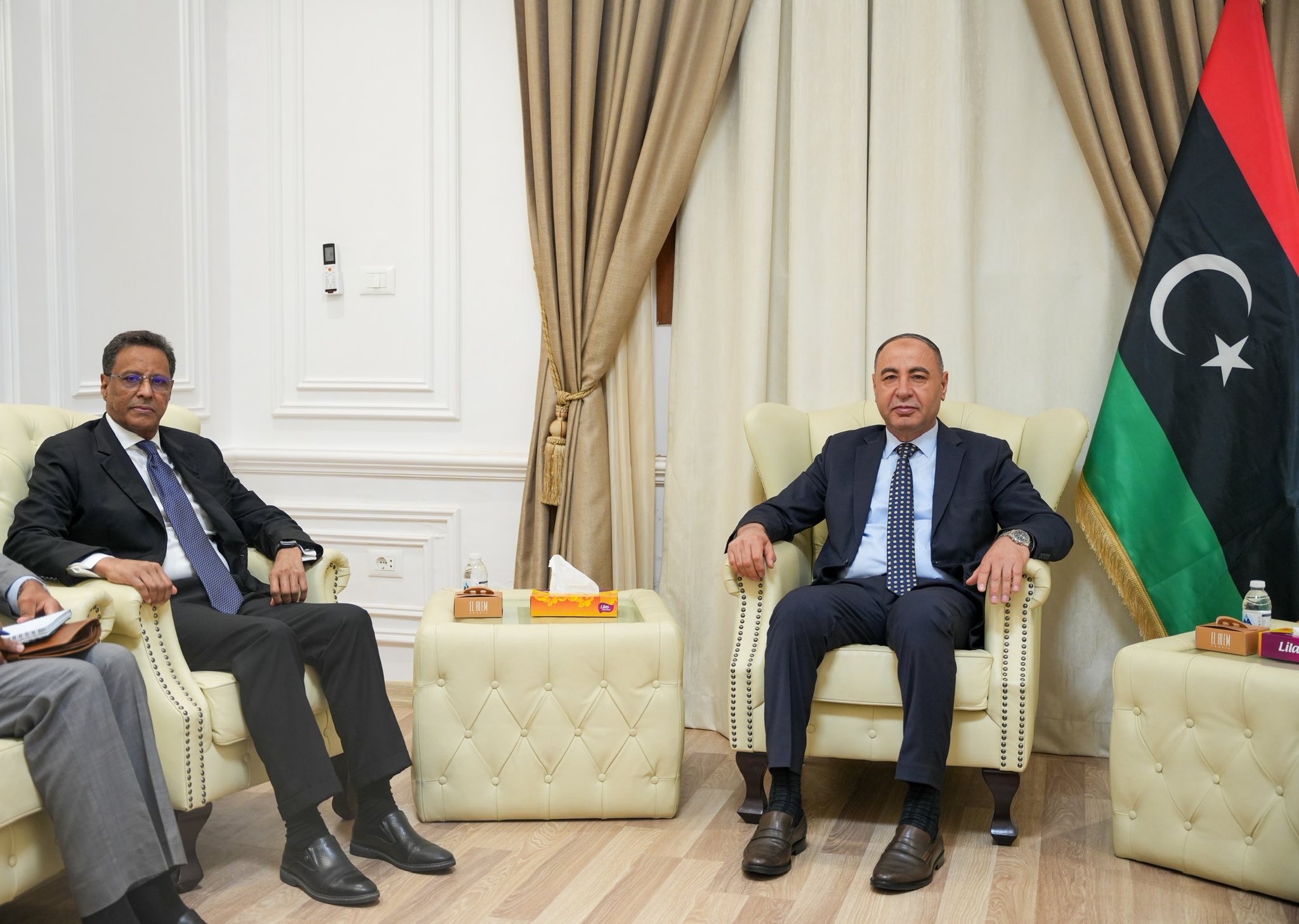 Al-Baour receives newly appointed Mauritanian ambassador in Tripoli