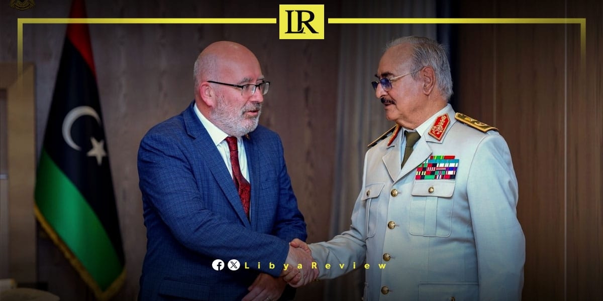 Libya's Haftar & British Envoy Discuss Political Developments