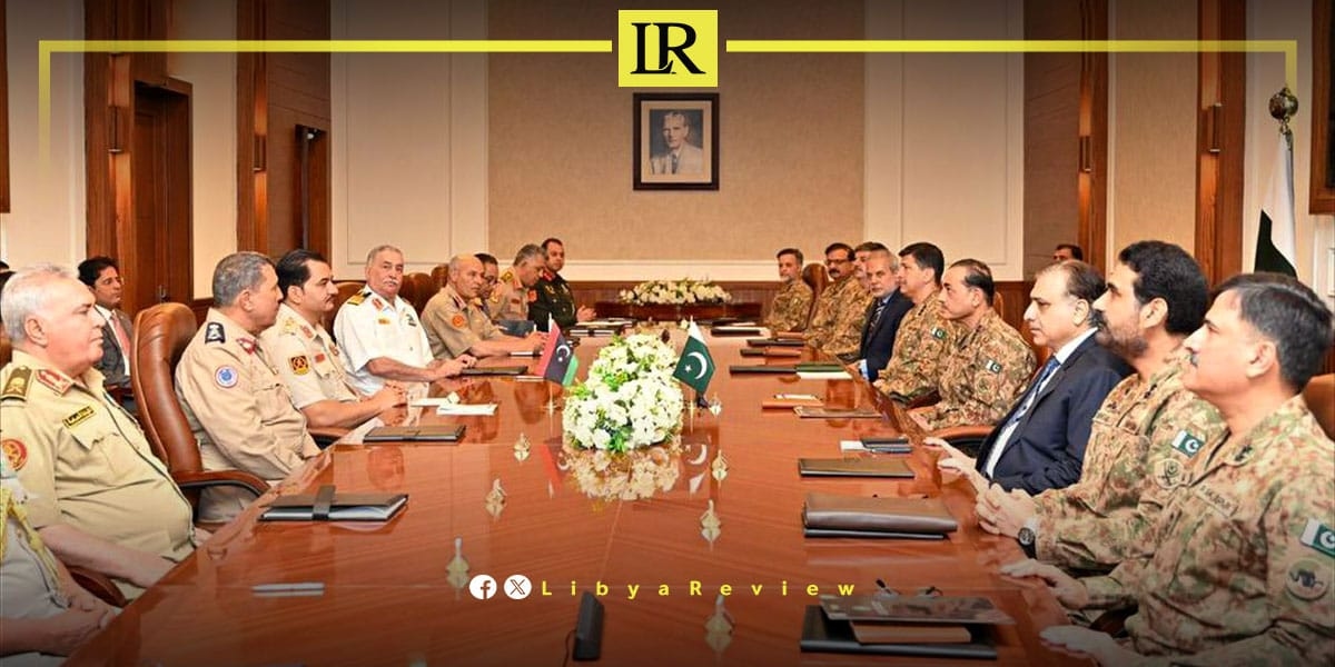 Libya's Saddam Haftar Meets Pakistan's Army Chief