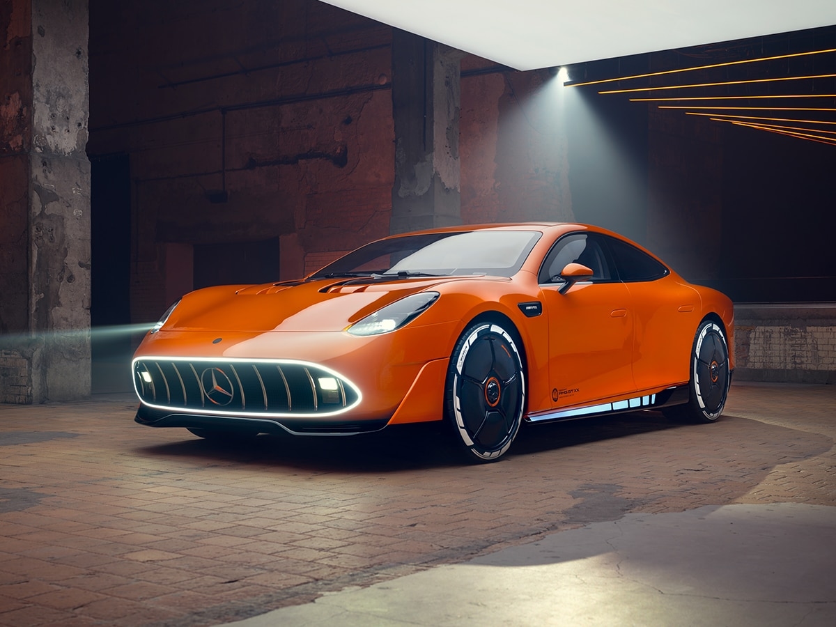 Bonkers 1,000 kW Mercedes-AMG CONCEPT AMG GT XX Can Charge as Fast as You Can Refuel