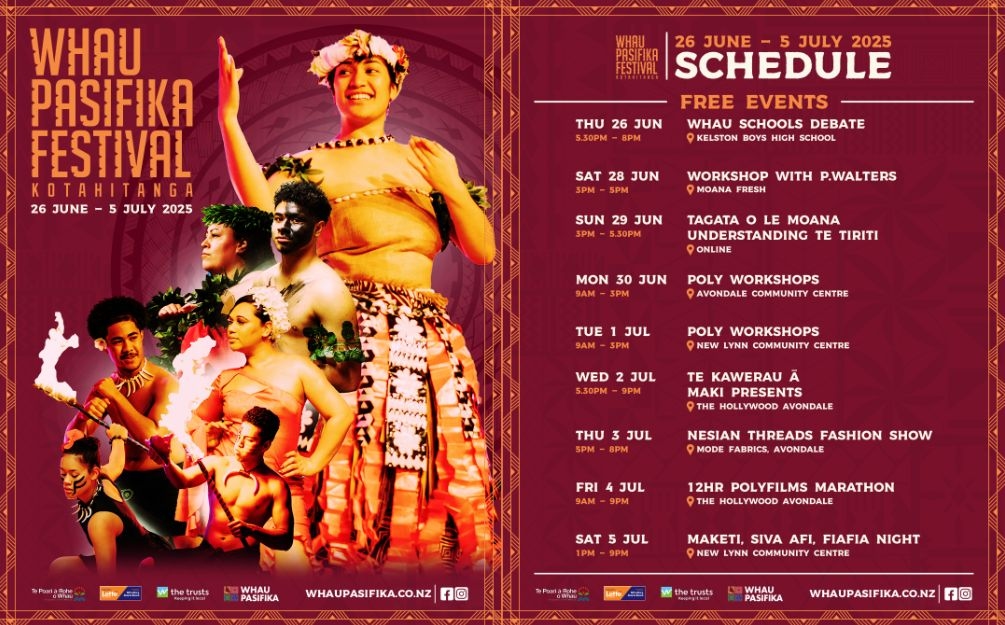 Celebrating Culture, Connection And Unity: West Auckland's Whau Pasifika Festival Returns With Its Biggest Programme Yet