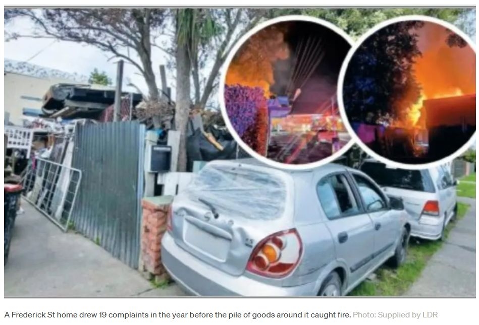 Hoarder's Home Drew 19 Complaints Before Fire