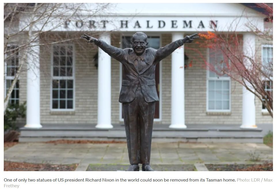 Is This The End Of Nelson's Richard Nixon Statue?