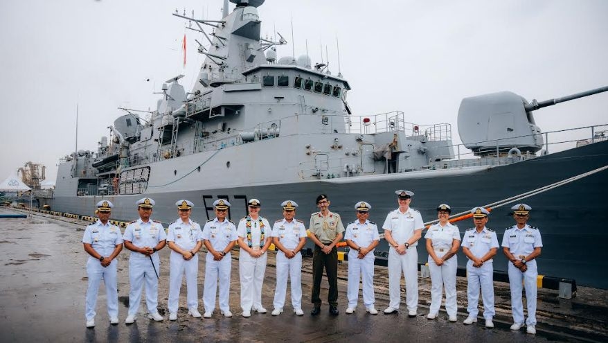 Royal New Zealand Navy Frigate Visits Jakarta