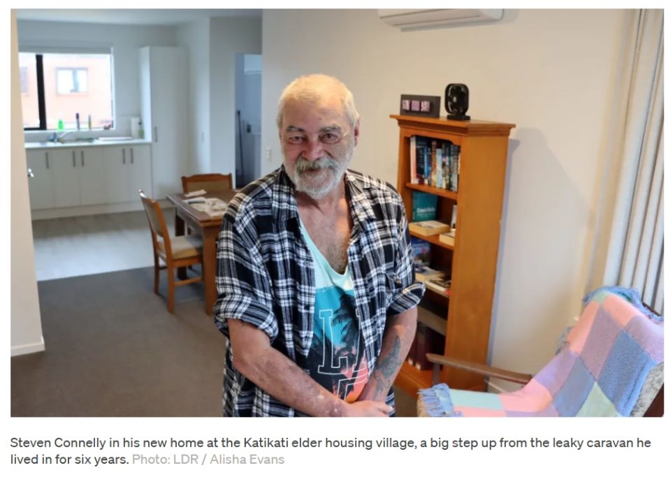 Pensioner With No Power In Caravan For Six Years Finally Gets New Home