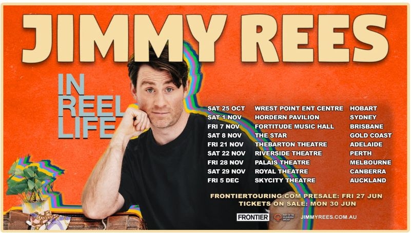 Jimmy Rees Announces 9-date In Reel Life Australia & New Zealand Tour For Oct-Dec 2025