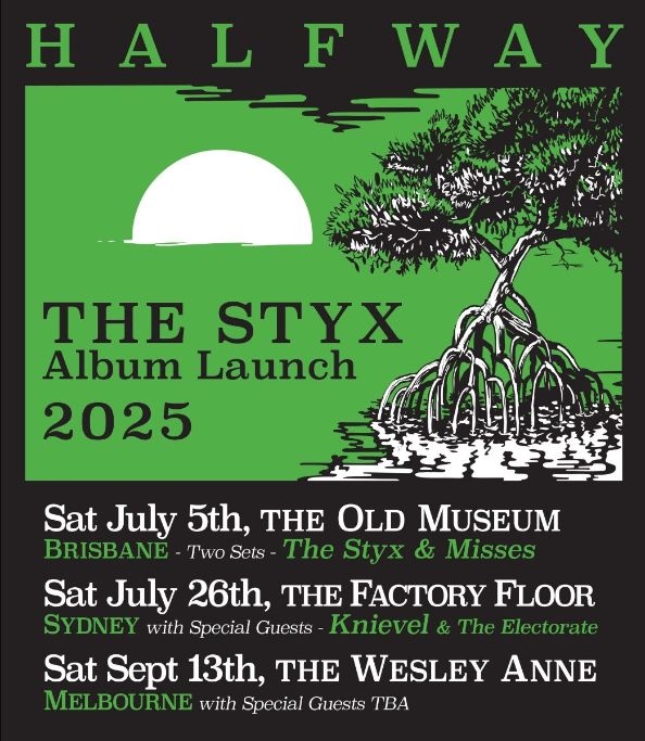 Brisbane Alt-Country/Indie Rock Group Halfway Release Their New Album The Styx