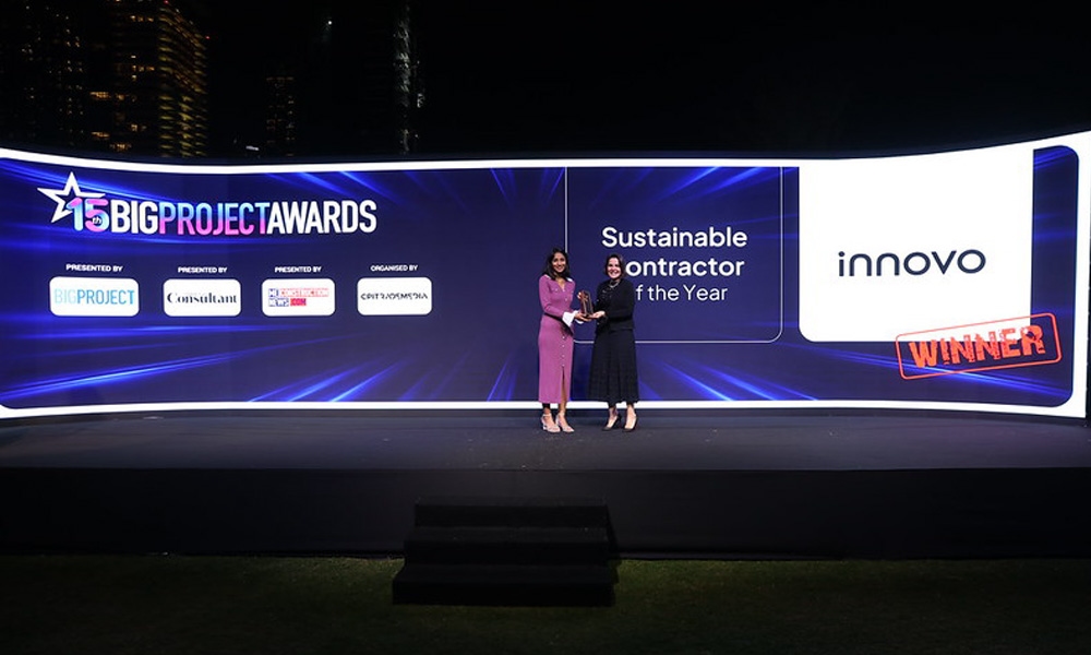Innovo Wins ‘Sustainable Contractor of the Year' at BPME Awards