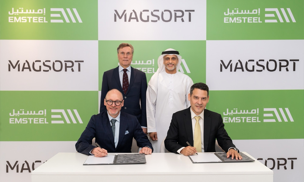 EMSTEEL partners with Magsort to produce decarbonised cement