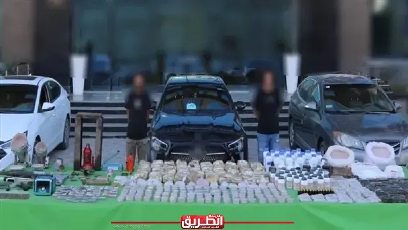 الداخلية تحبط محاولة جلب كميات كبيرة من المخدرات بقيمة 65 مليون جنيه