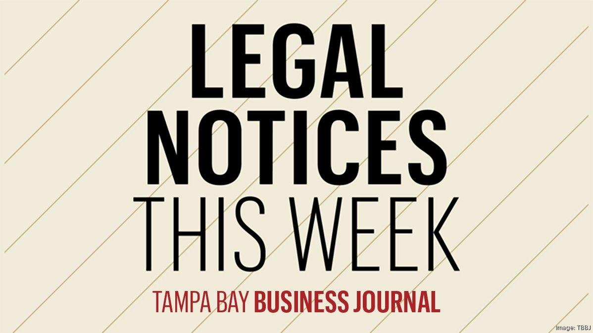 June 06, 2025 Legal Notices