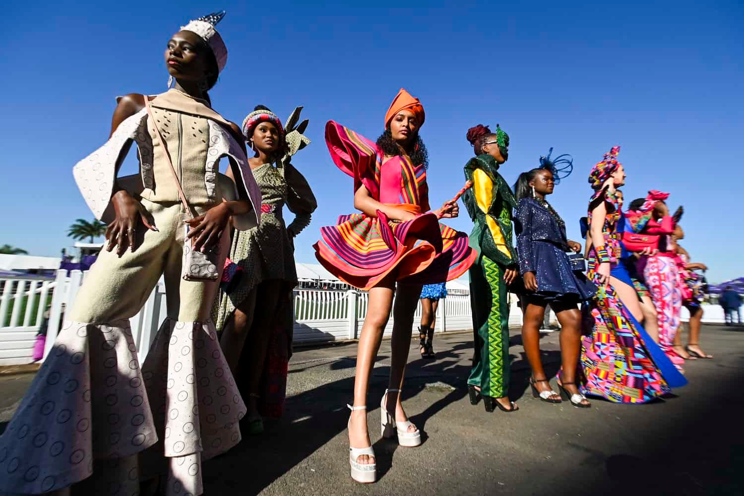 Sunshine, good racing cheer Durban July crowd