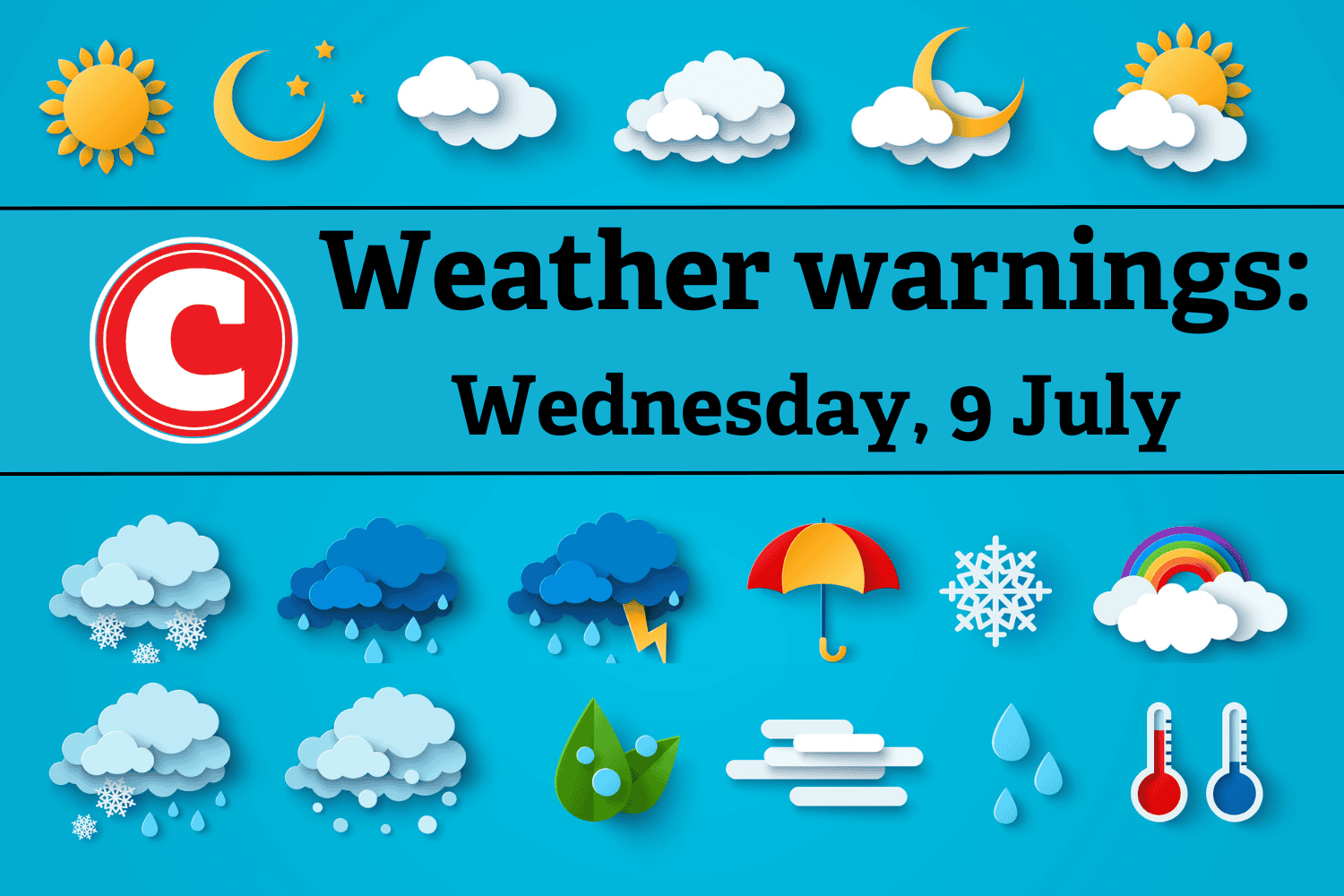 Weather alert: Strong coastal winds in KZN and possible rainfall in WC