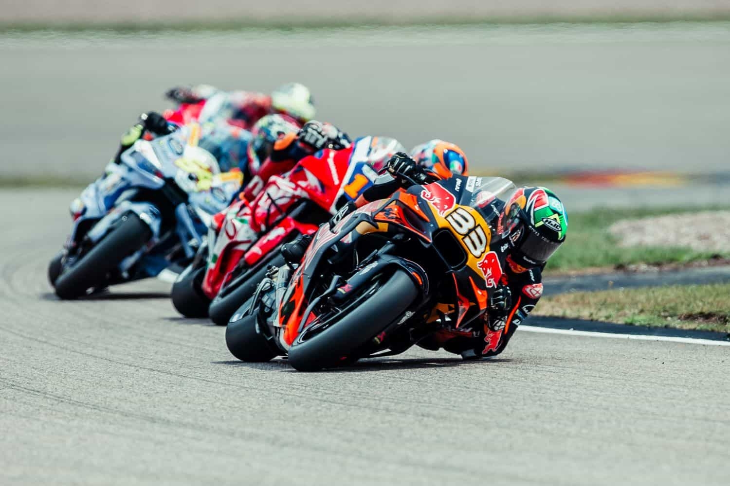 Brad Binder chuffed ‘to get to the line' in chaotic German MotoGP