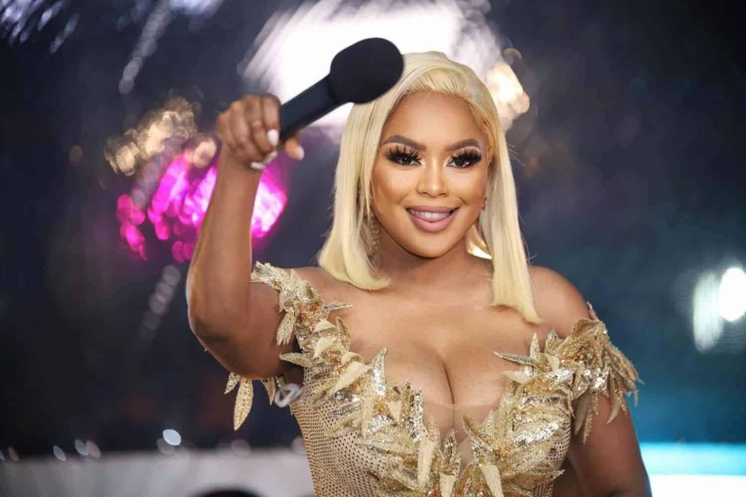 Lerato Kganyago's husband book Tank for Ndlala Mall launch