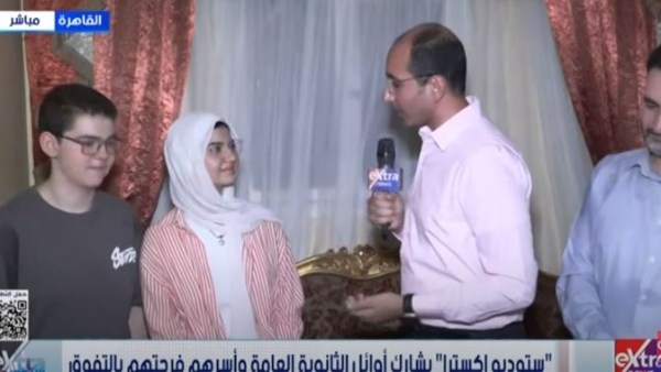 ربنا مش بيضيع تعب حد.. الحاصلة على المركز الثامن علمي علوم: نفسي أدخل طب قصر العيني