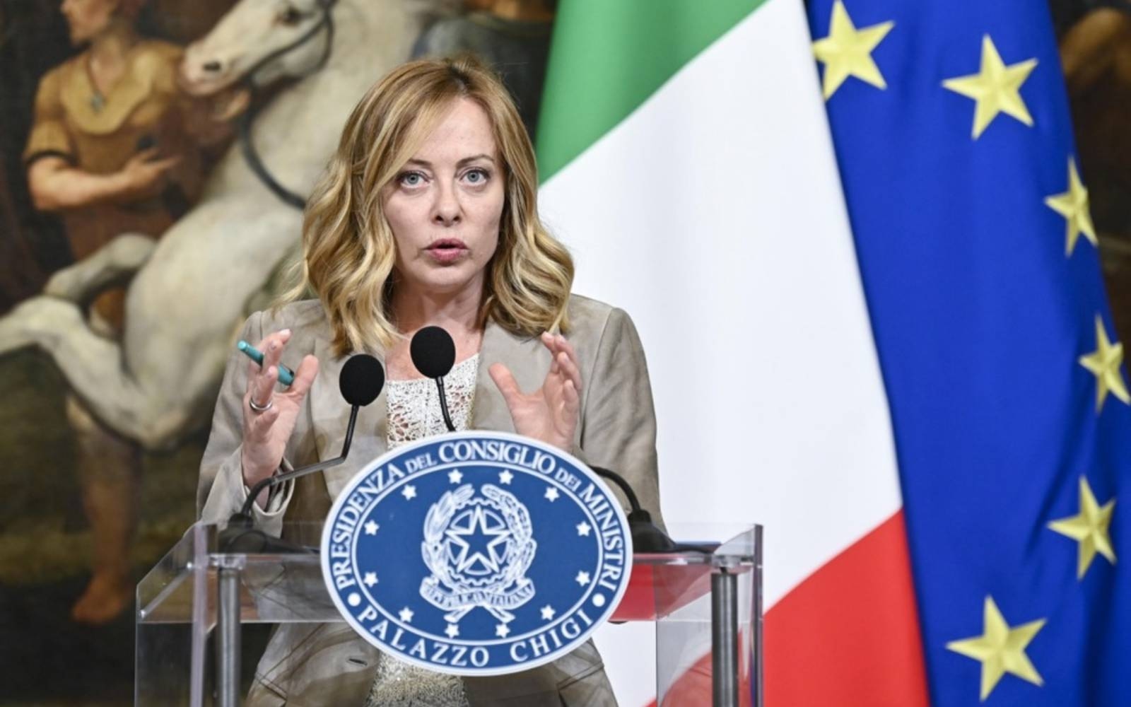 Italian PM Meloni warns against ‘trade war within the West'