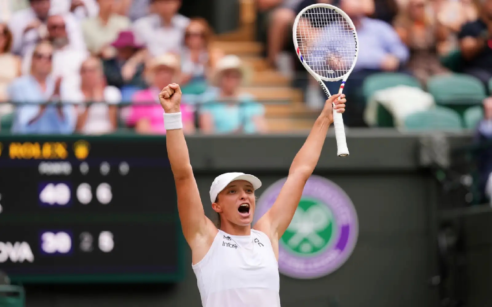 Swiatek gets ‘goosebumps' after reaching first Wimbledon semi-final