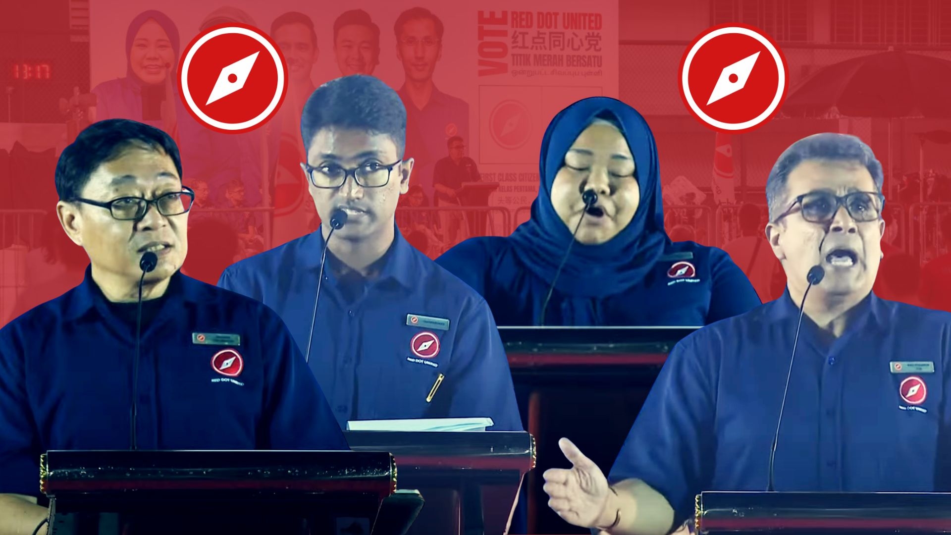 GE2025: Hope, conviction, and the courage to speak truth at Red Dot United's Holland-Bukit Timah rally