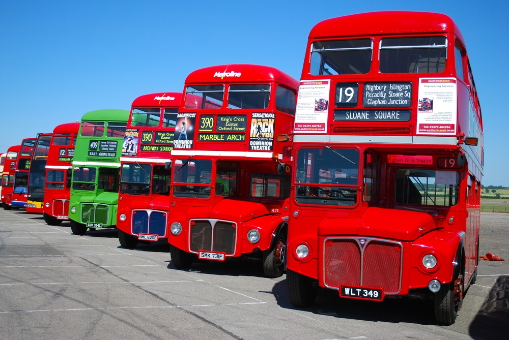 You'll be able to ride vintage double-decker London buses for free this weekend