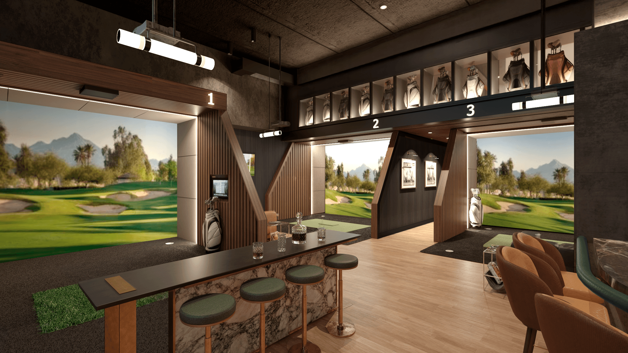 A bougie indoor golf experience opens in Miami with high tech and hospitable vibes