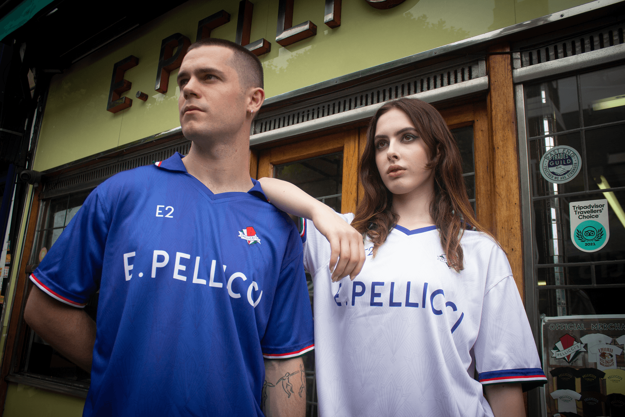 Iconic east London cafe E Pelicci is launching a limited edition football shirt
