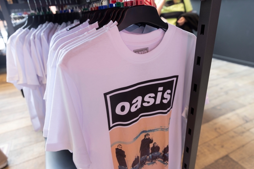 Oasis merch 2025: where to buy official merchandise in London for the reunion tour, and how much it costs