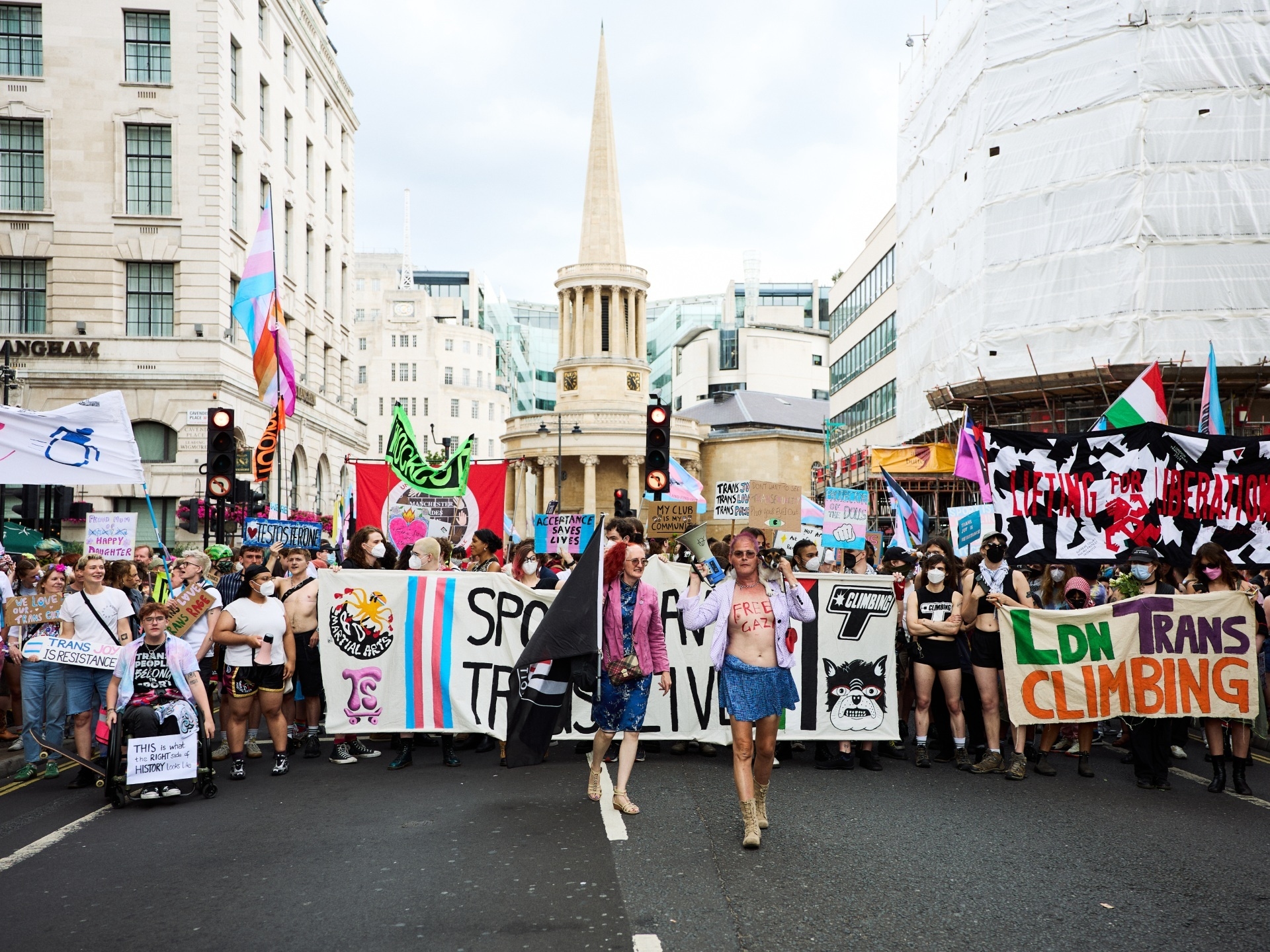 In pictures: London's biggest ever Trans+ Pride event on the weekend