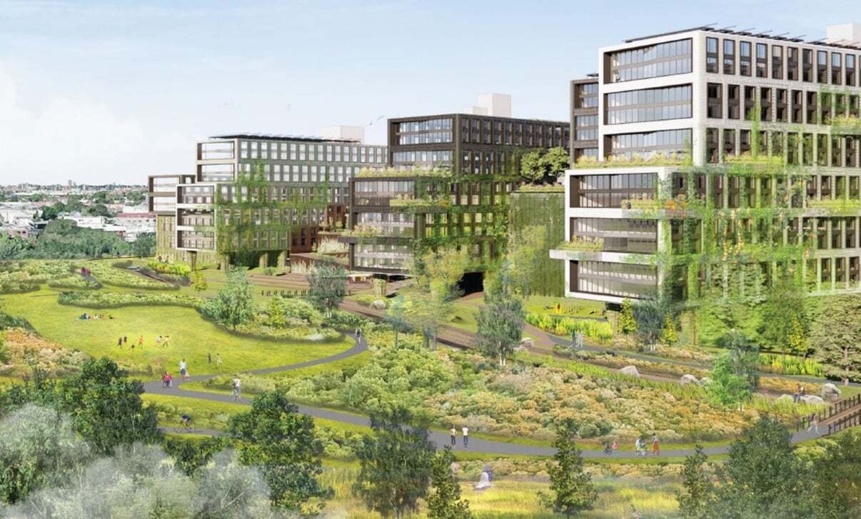 A long-abandoned Queens airport is being transformed with 3,000 new homes