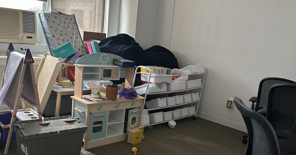 Photos: Here Are the Piles of Used Bedding and Children's Play Sets Left Near DOGE's Old Offices