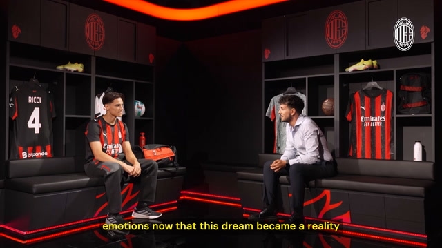 Samuele Ricci on joining Milan and his childhood idol